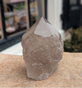 Super kwaliteit Rookkwarts geslepen ruwe punt