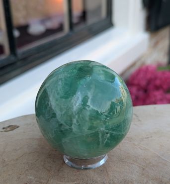 Groene  Fluoriet bol extra kwaliteit