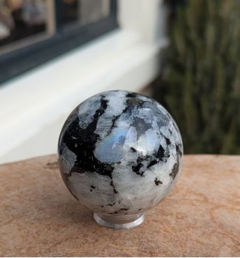 Prachtige stralende kwaliteit Maansteen knuffelsteen