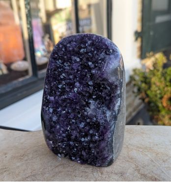 Super kwaliteit  Amethist cluster staand