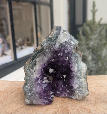 Super kwaliteit Amethist Uruguai freeform klein staand