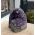 Bijzondere helderpaarse Uruguai Amethist cluster-geode ruw