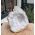 Nu voor een gereduceerde prijs! Speciale Super kwaliteit ruwe en 'sneeuw' witte Marokkaanse Bergkristal Geode  !