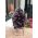 Super kwaliteit Amethist Brazilie cluster met helder donkerpaarse kristallen op speciale standaard