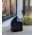 Zwarte obsidiaan ruw met geslepen punt