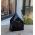 Zwarte obsidiaan ruw met geslepen punt