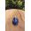 Lapis Lazuli hanger puur met zilveren clip