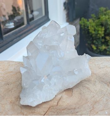 Super zuivere Bergkristal cluster extra large ruw en extreem helder