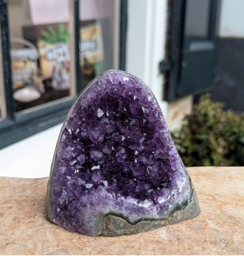 Super kwaliteit Amethist cluster Uruguai staand klein