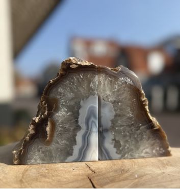 Super kwaliteit Agaat boekensteunen natuur kopen?