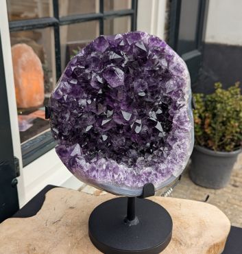 Schitterende kwaliteit Amethist Uruguay Cluster in standaard Large