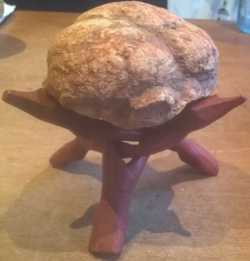 Houten driepoot onderzetter 15 cm