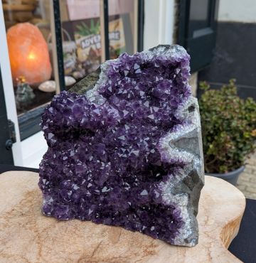 Super kwaliteit Amethist Uruguay cluster staand
