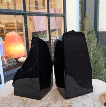 Zwarte Obsidaan boekensteun extra kwaliteit