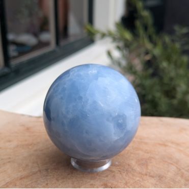 Blauwe Calsiet bol speciale kwaliteit 80 mm