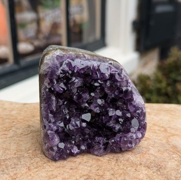 Super kwaliteit  Amethist cluster staand klein
