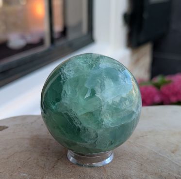 Groene  Fluoriet bol extra kwaliteit