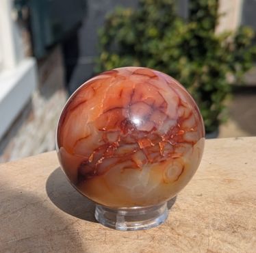 Super kwaliteit Carneool bol 62 mm
