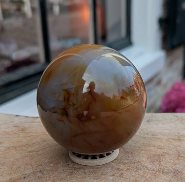 Super kwaliteit Carneool bol 70 mm