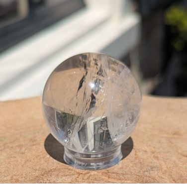 Super heldere Bergkristal  bol 41 mm