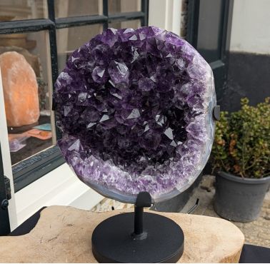 Schitterende kwaliteit Amethist Uruguay Cluster in standaard Large