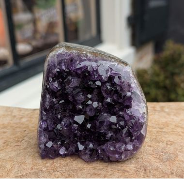 Super kwaliteit  Amethist cluster staand klein