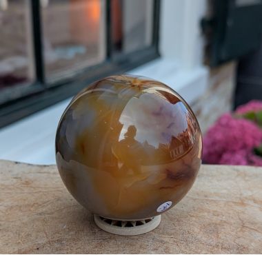 Super kwaliteit Carneool bol 70 mm