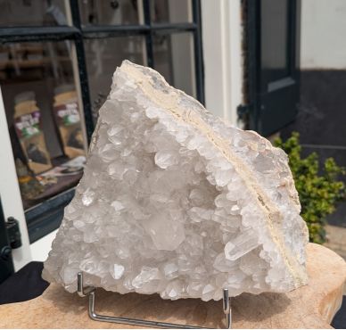 Super zuivere Bergkristal cluster extra large ruw en extreem helder