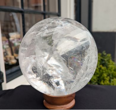 Super heldere  Bol XL in extra extra kwaliteit Bergkristal 150 mm
