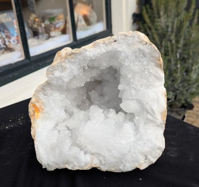 Super Natuur  Marokkaanse Bergkristal geode XXL extra