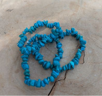 Turkoois armband splitter rond