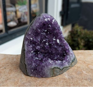 Super kwaliteit Amethist cluster Uruguai staand klein