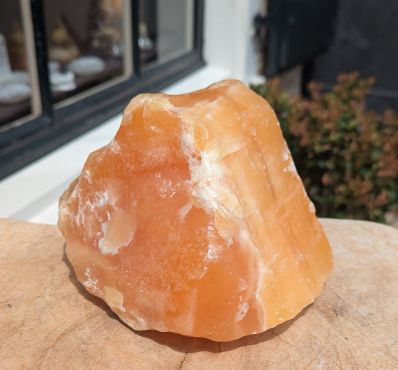 Super kwaliteit Oranje Calsiet ruw extra large