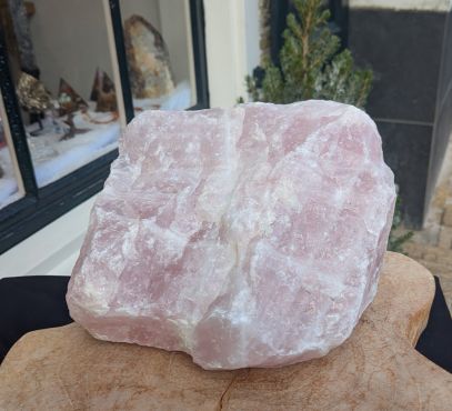 Extra kwaliteit Rozekwarts ruw XXL