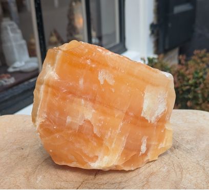Super kwaliteit Oranje Calsiet ruw extra large