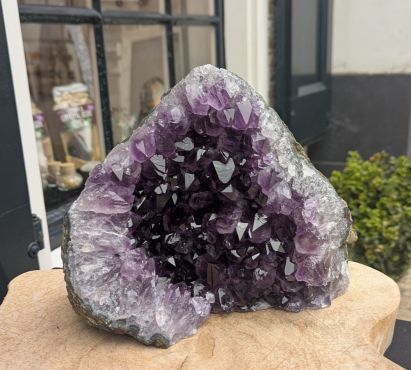 Super kwaliteit Amethist Uruguay cluster staand