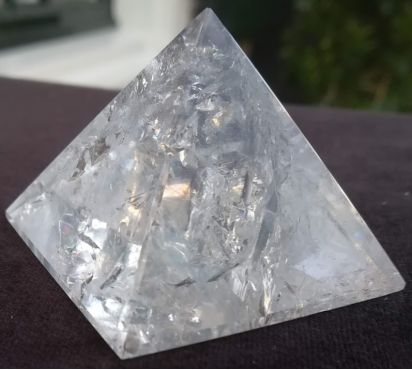 Bergkristal pyramide