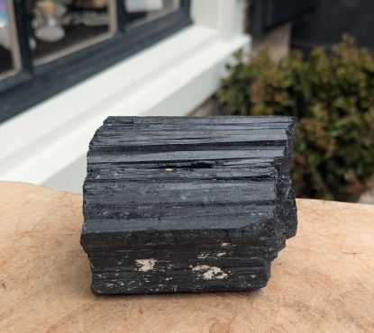Super kwaliteit Zwarte Toermalijn ( schorl)  ruw  large