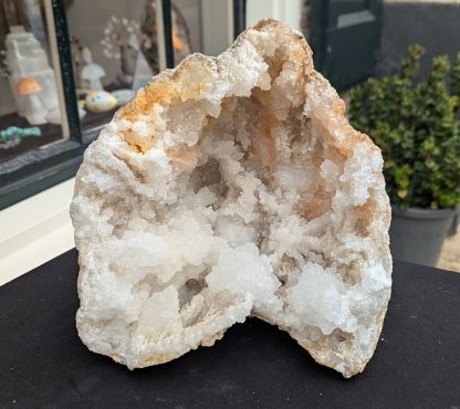 Super Natuur  Marokkaanse Bergkristal geode XXL extra