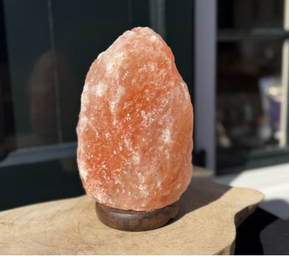Zoutkristal lamp