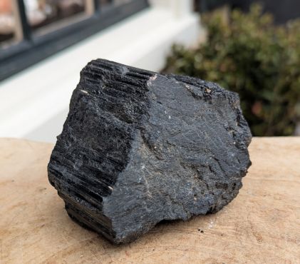 Super kwaliteit Zwarte Toermalijn ( schorl)  ruw medium large