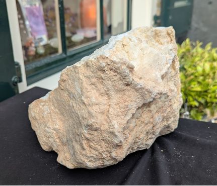 Super Natuur  Marokkaanse Bergkristal geode 'schaal-grot'  XL