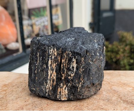 Super kwaliteit Zwarte Toermalijn schorl  ruw