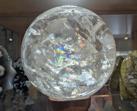 Super heldere  Bol XL in extra extra kwaliteit Bergkristal 150 mm