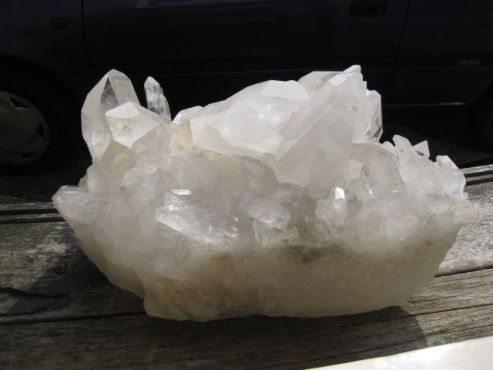 bergkristal-cluster