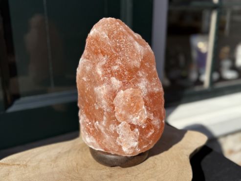 Zoutkristal lamp