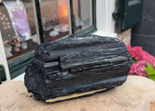 Ruwe Zwarte Toermalijn (schorl)  large