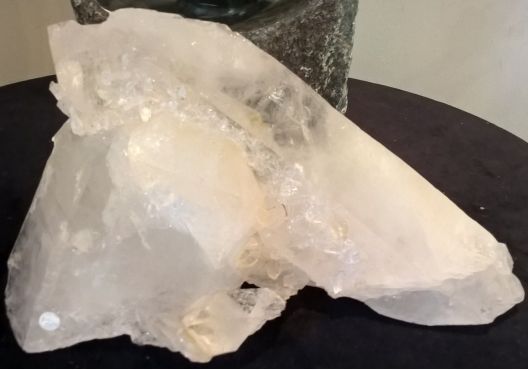 Bergkristal cluster met chloriet fantoom 082013