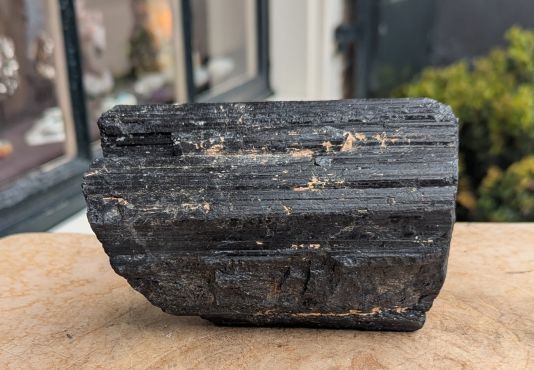 Super kwaliteit Zwarte Toermalijn schorl  ruw  large