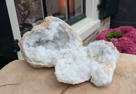 Super Bergkristal Geode Marokko standaard extra kwaliteit